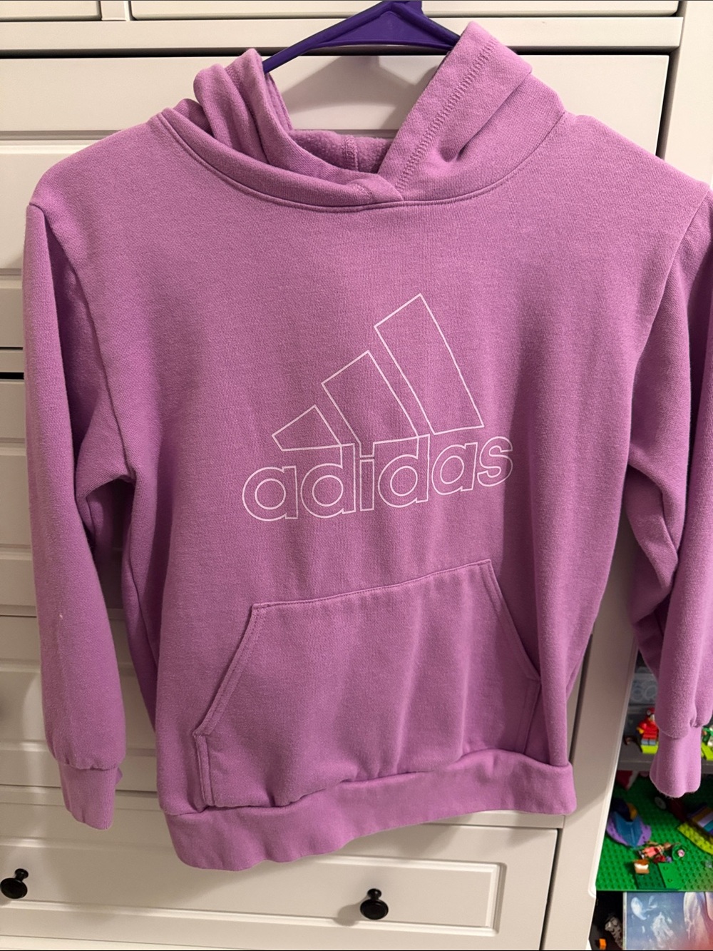 adidas Kids Lavender/Purple Logo Hoodie